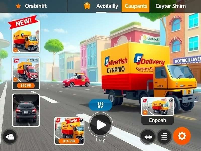 Delivery Flash Dynamo vehicle selection screen